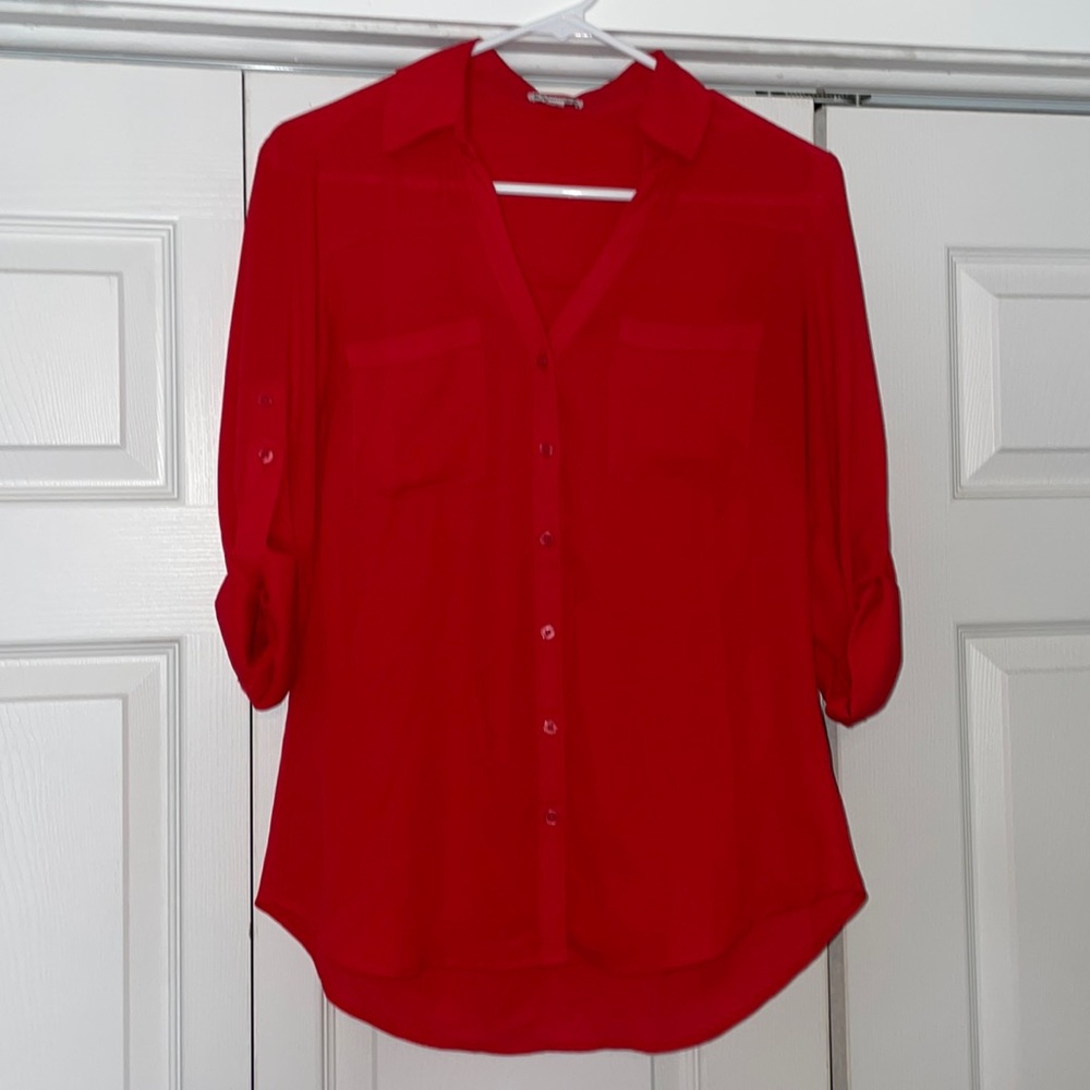 Express Convertible Sleeve Portofino Shirt